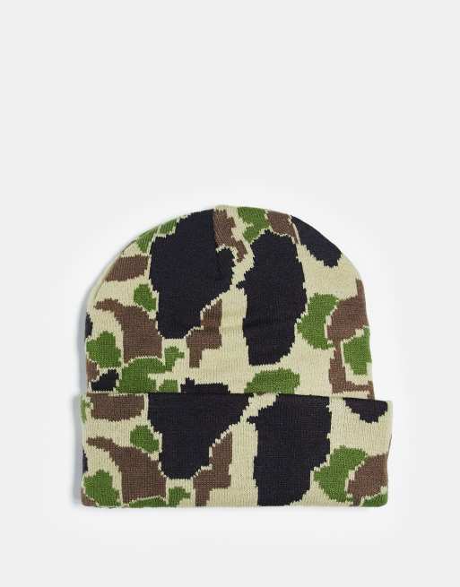 Carhartt WIP – Czapka beanie ze wzorem moro w kaczki, 2 z 3