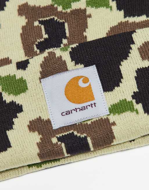 Carhartt WIP – Czapka beanie ze wzorem moro w kaczki, 3 z 3