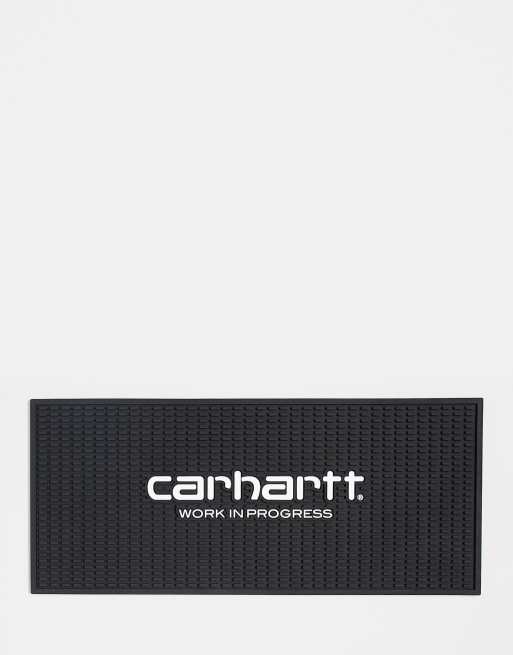 Carhartt WIP – Czarna wycieraczka z napisem