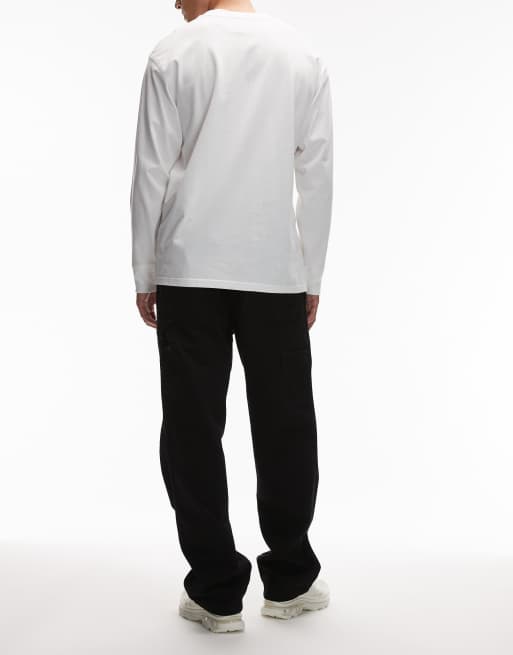 Carhartt WIP – Czarne jeansy z prostymi nogawkami , 2 z 5