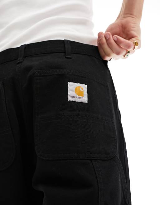 Carhartt WIP – Czarne spodnie o prostym luźnym kroju, 2 z 5