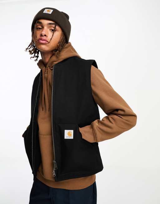 Carhartt WIP – Czarny klasyczny bezrękawnik