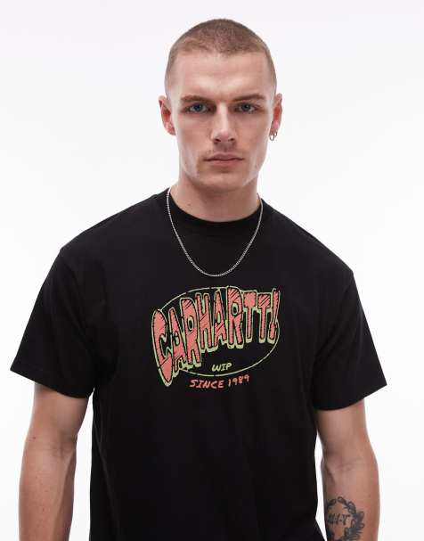 Carhartt WIP hot script graphic t-shirt in black