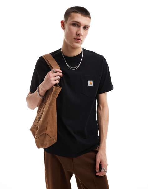 Carhartt WIP pocket t-shirt in black