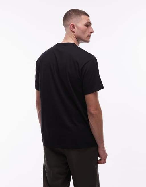 Carhartt WIP – Czarny T-shirt z nadrukiem sardynek, 3 z 5