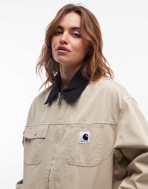 Carhartt WIP – Dana – Naturvit jacka med dragkedja, 2 av 4