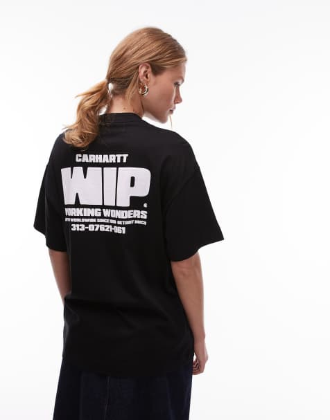 Carhartt WIP - Day Off - T-shirt met print op de achterkant in zwart - view 1