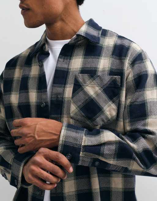 Carhartt WIP Dayne overshirt i mörk khakirutig, 2 av 5