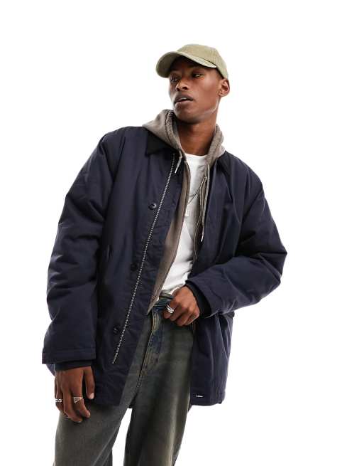 Carhartt WIP declan jacket in navy | ASOS