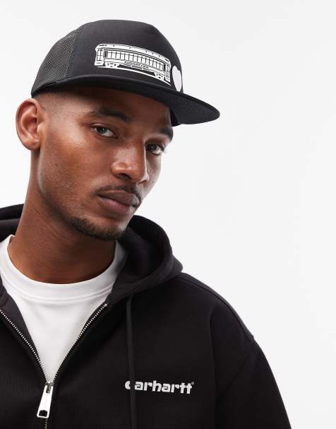 Carhartt WIP – Deconstructed – Czarna czapka trucker - view 1