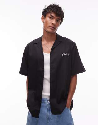 Carhartt Delray Short Sleeve Shirt In Black
