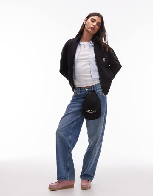 Carhartt WIP – Detroit – Czarna kurtka dresowa, 3 z 4