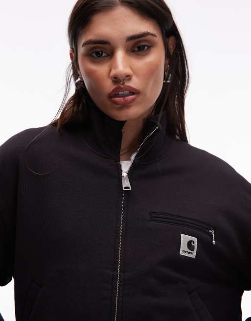 Carhartt WIP – Detroit – Czarna kurtka dresowa, 4 z 4