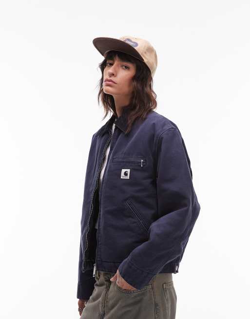 Carhartt WIP - Detroit - Jack in donker marineblauw