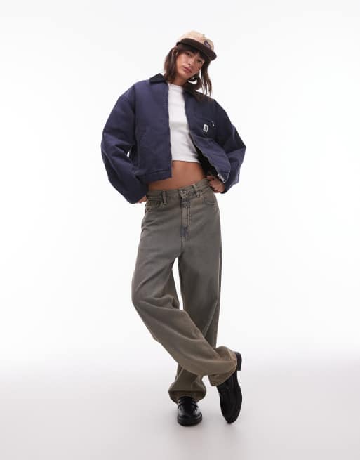 Carhartt WIP - Detroit - Jack in donker marineblauw, 3 van 4