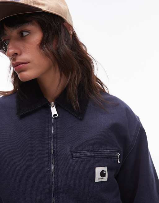 Carhartt WIP - Detroit - Jack in donker marineblauw, 4 van 4