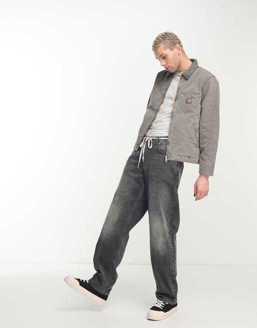 Carhartt WIP - Detroit - Jack in vervaagd zwart, 2 van 4