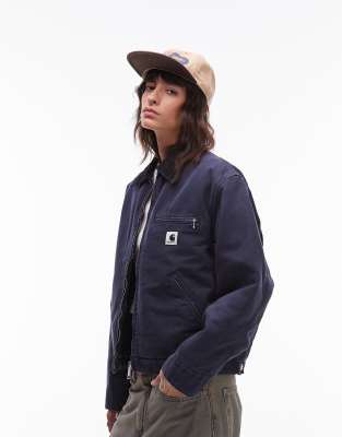 Carhartt WIP - Detroit - Jacke in dunklem Marineblau
