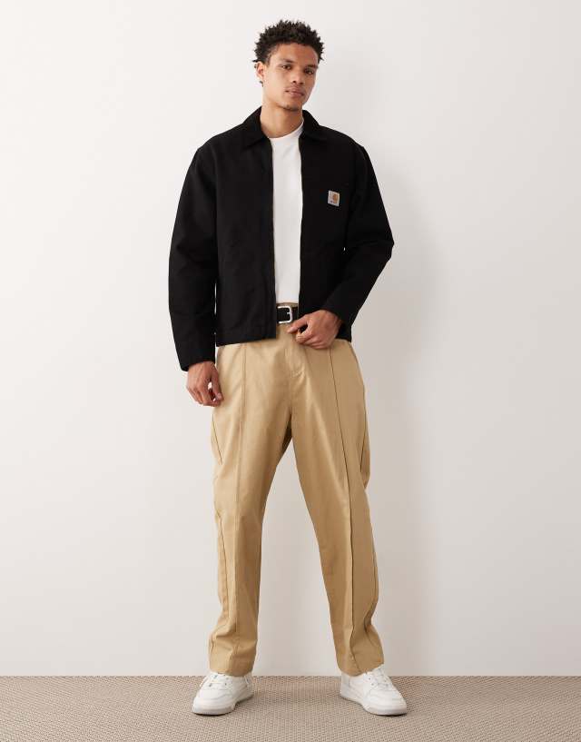 Carhartt WIP detroit jacket in black | ASOS