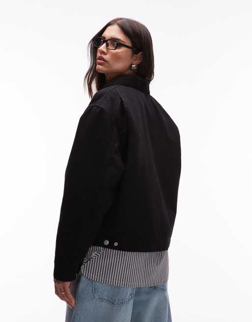 Carhartt WIP detroit jacket in black