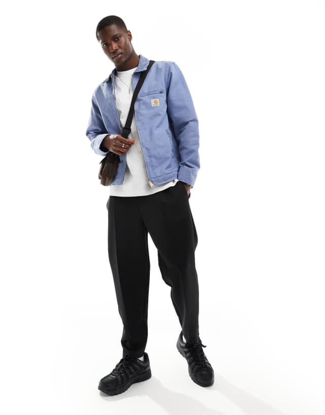 Carhartt WIP detroit jacket in blue | ASOS