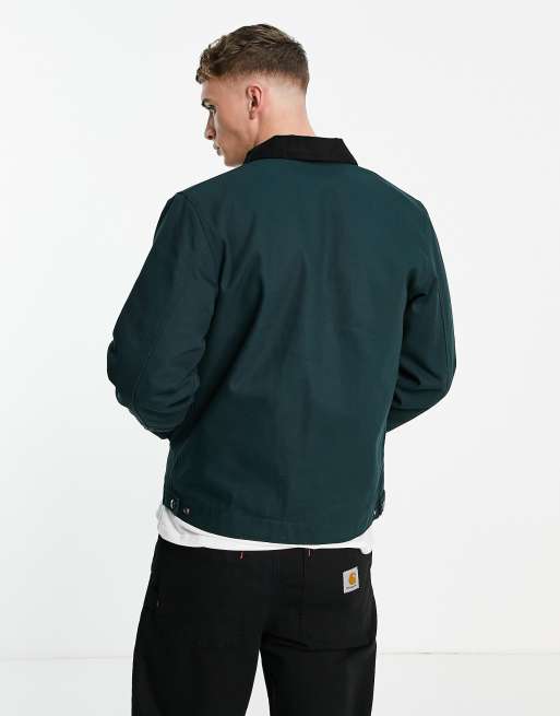 Carhartt detroit hot sale jacket green