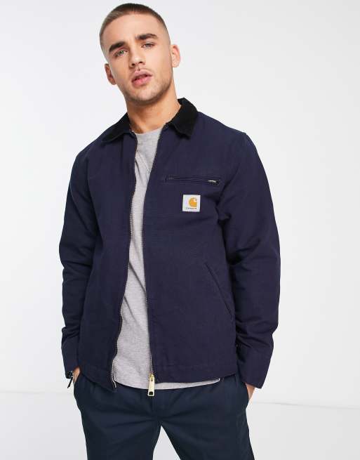 Carhartt jacket outlet navy blue