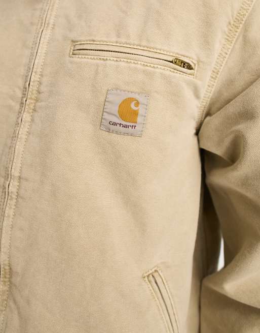Carhartt WIP - Detroit - Jakke i vasket brun, 4 af 4