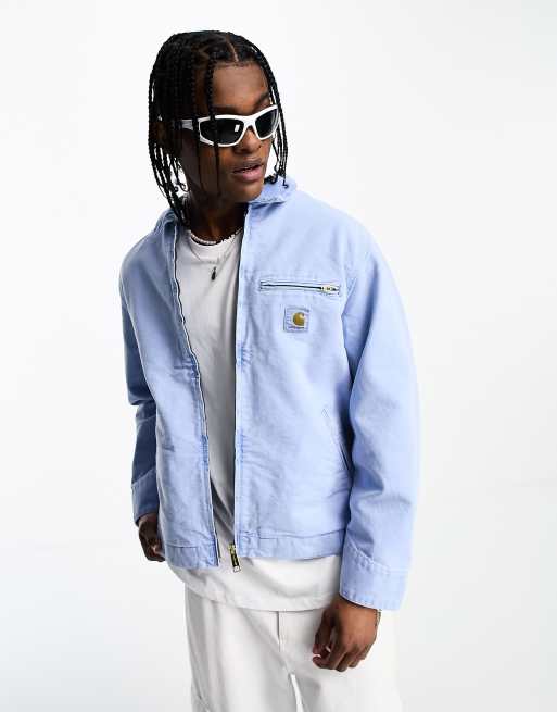 Carhartt WIP – Detroit – Mantel in verblasstem Blau