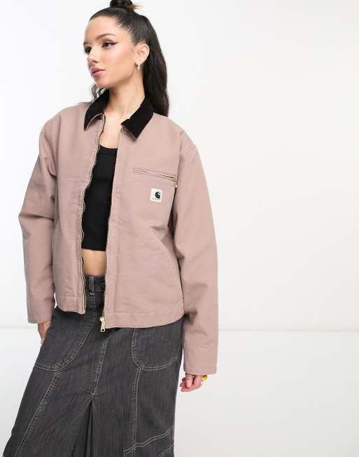 Carhartt WIP – Detroit OG – Jacke in Zartrosa