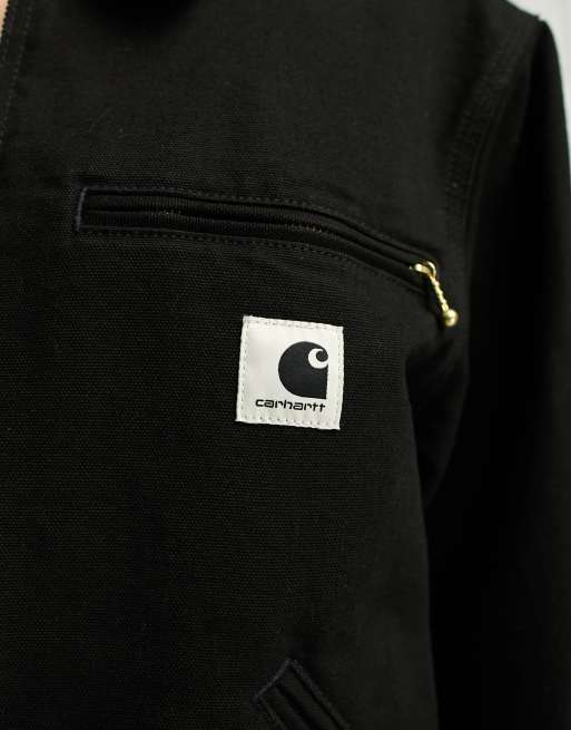 Carhartt WIP noxon straight high waist jeans in black