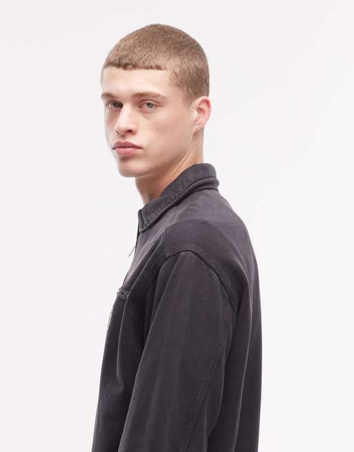 Carhartt WIP - Detroit - Sweat-shirt à col zippé - Noir délavé, 4 de 5