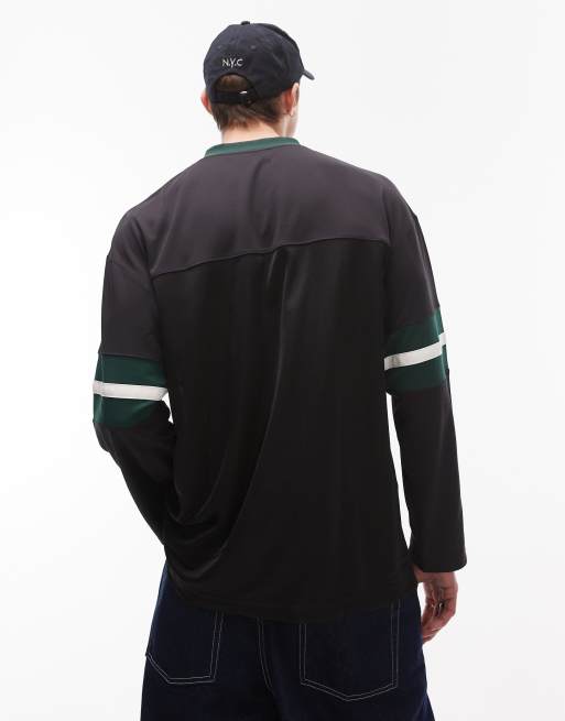 Carhartt WIP - Detroit - T-shirt a maniche lunghe in rete nera, 3 di 4