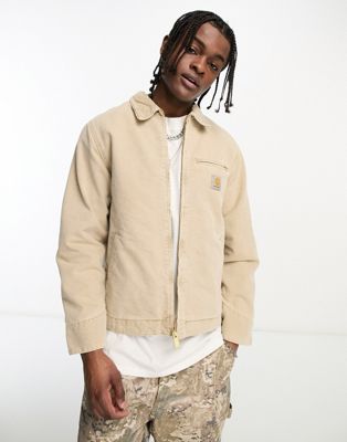 Carhartt WIP detroit jacket in faded brown - ASOS Price Checker