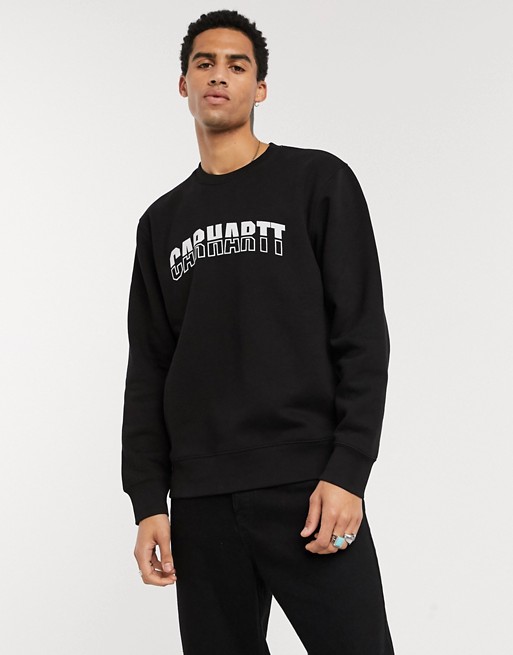 Carhartt WIP District sweatshirt in black