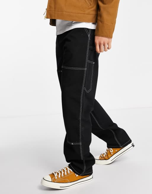 Carhartt WIP Wide Panel Double Front Pant  Black – Page Wide Panel Double  Front Pant – Carhartt WIP USA