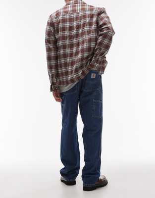 Carhartt Double Knee Pants In Blue