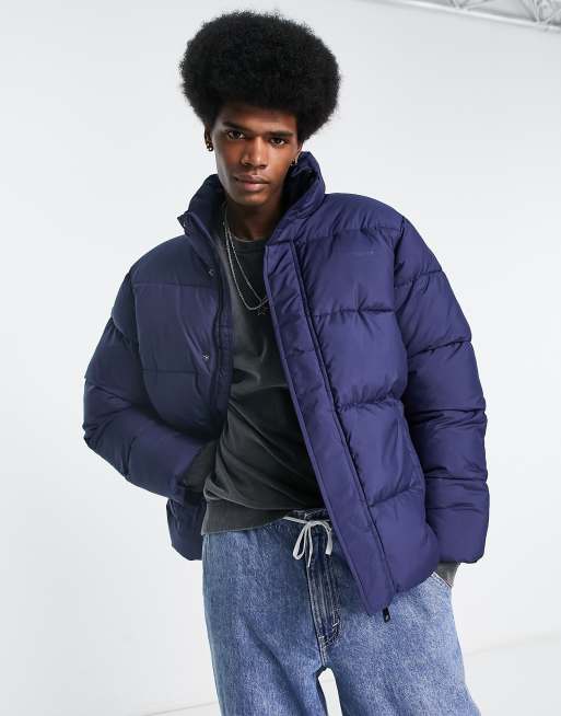 Carhartt WIP Doville puffer jacket in navy | ASOS