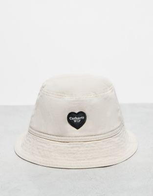 Carhartt WIP Carhartt WIP Drewe bucket hat in cream-White