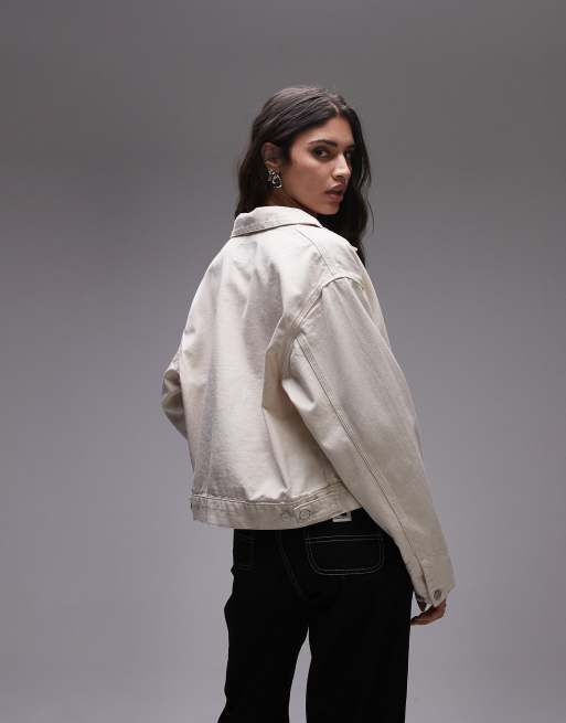 アウターその他 CARHARTT WIP 'Drewe' jacket White Carhartt WIP drewe jacket with heart logo in white | ASOS