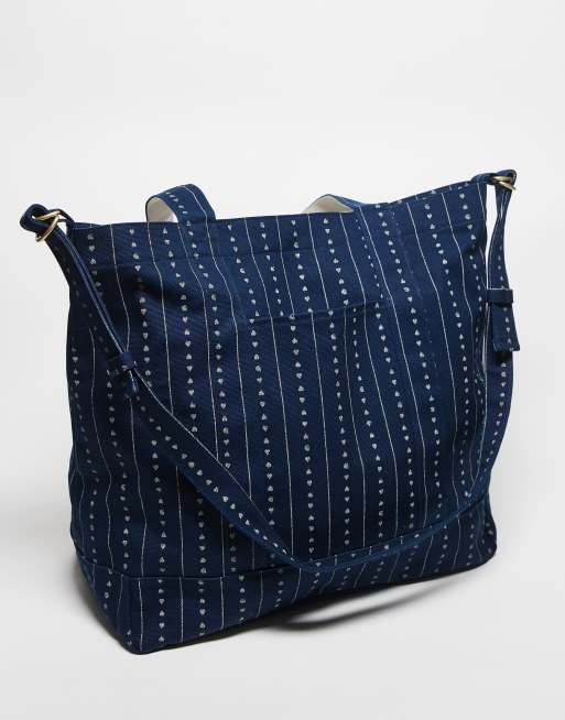 Carhartt WIP - Drewe - Tote-bag avec logo cœur - Bleu marine , 3 de 3