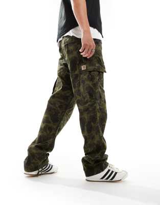 Carhartt WIP duck cargo regular fit trousers in green φωτογραφία