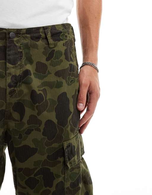 Carhartt WIP - Duck - Grønne cargobukser i regular fit, 4 af 5
