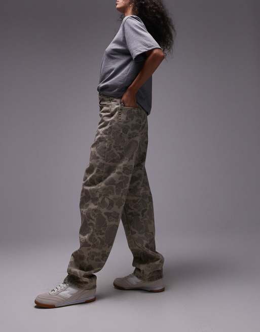 Carhartt WIP - Duck Orell - Jeans affusolati beige mimetici , 2 di 5