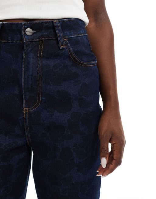 Carhartt WIP - Duck Orell - Jeans met camoprint in blauw, 4 van 5