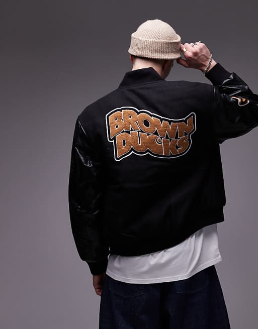 Carhartt WIP ducks bomber jacket in black | ASOS Carhartt WIP ducks bomber jacket in black | ASOS