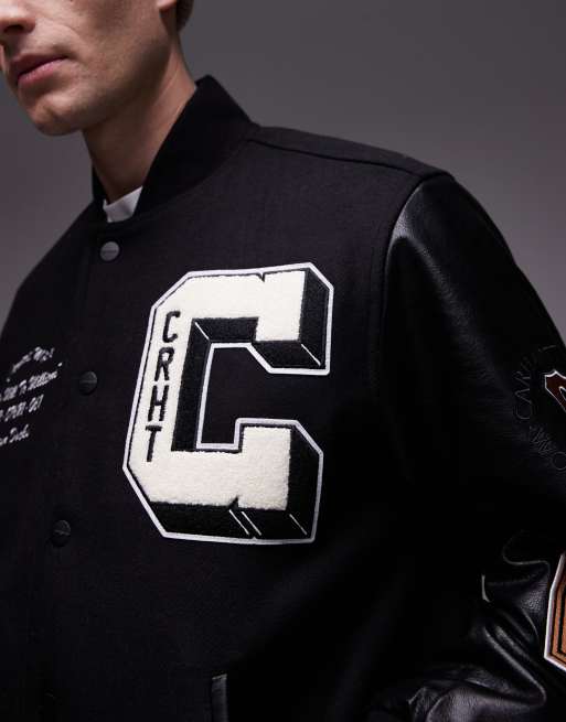 Carhartt WIP - Ducks - Sort bomber-jakke, 4 af 4
