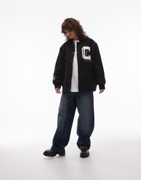 Carhartt WIP Ducks varsity jacket in black - view 1