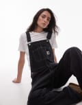 [Carhartt WIP] Carhartt WIP dungaree overalls in black M Black