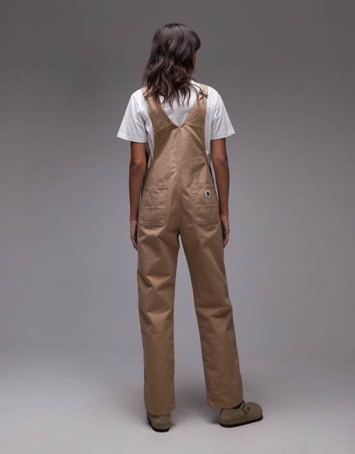 Carhartt WIP dungarees in beige 